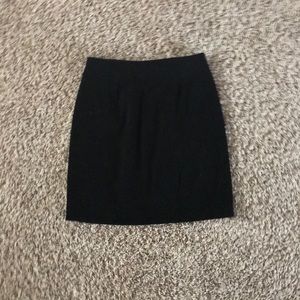 Black pencil skirt